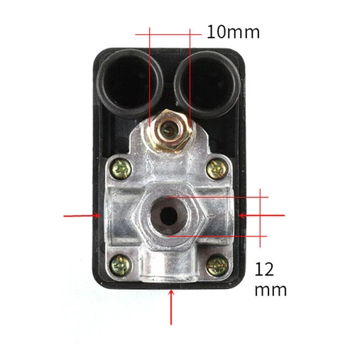 4 Port Air Compressor Pressure Switch Replacement Control Valve 175PSI 240V 15A - Bild 3 von 12
