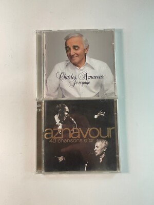 Charles Aznavour Je Voyage Et 40 Chansons D or - 2 CDs und Album