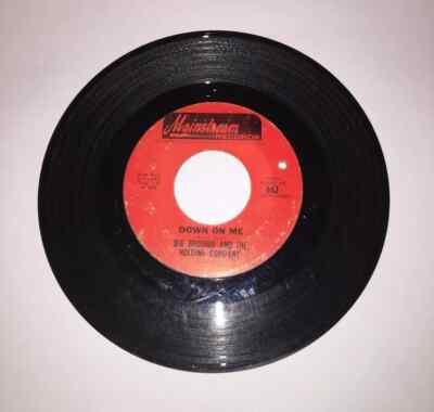 Big Brother And The Holding Company DOWN ON ME CALL ON ME EX / VG 45RPM Vinyl 7 