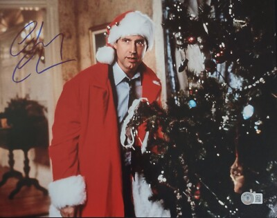#ad Chevy Chase Clark Griswold Christmas Vacation Signed 11x14 Photo Beckett BAS $129.00