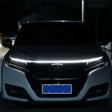 Race Sport HOODKIT1 LED Knight Rider Scanning Hood Brow DRL Flex Cool White Kit