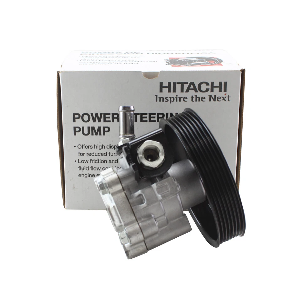 Bomba de dirección asistida y 2 arandelas Hitachi para Nissan NV2500 NV3500 V8 5,6 L Foto 3 de 4