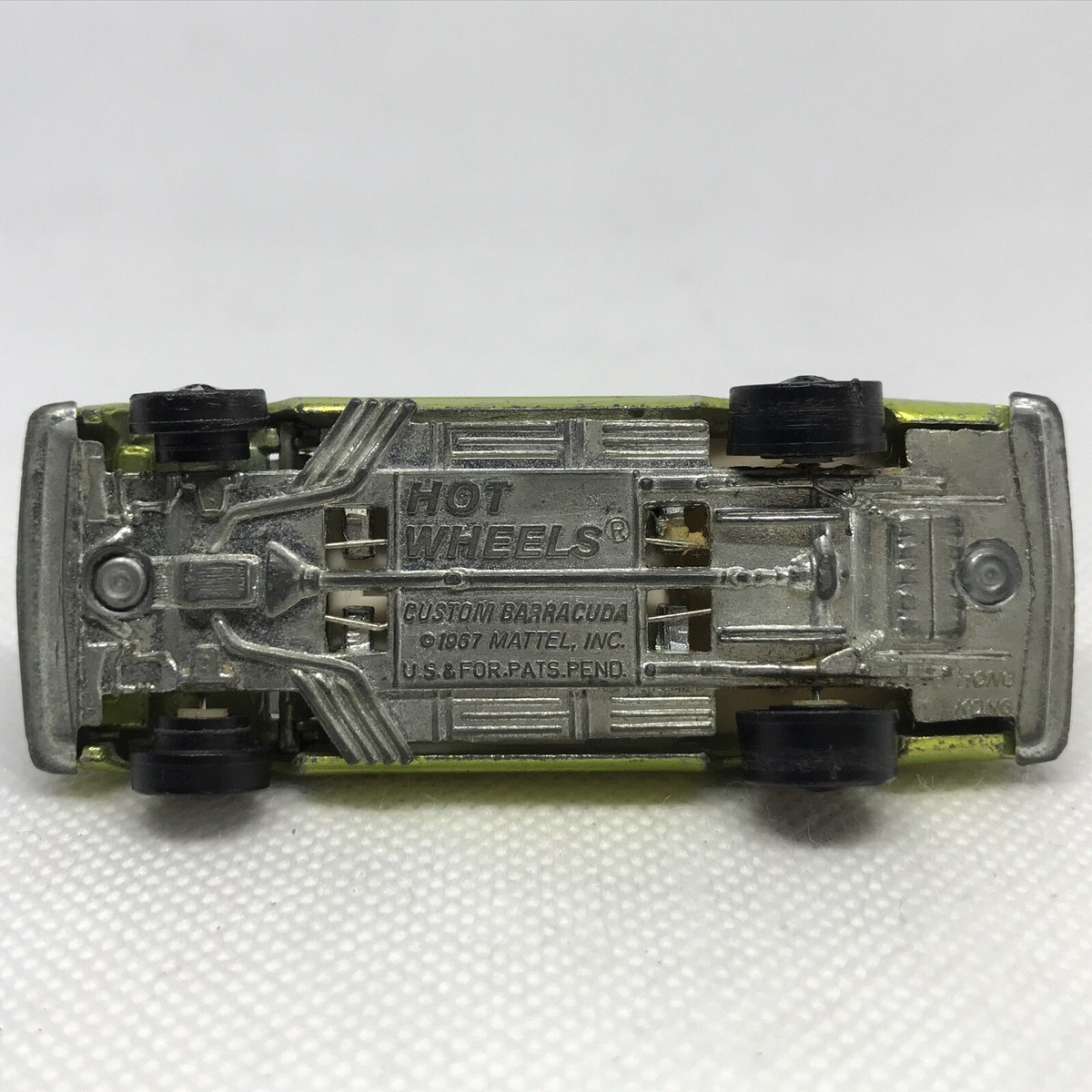 レア】 ホットウィール レッドライン バラクーダ 1967 マテル 香港