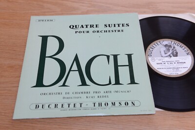 Bach Kurt Redel  Orchestre De Chambre Pro Arte   Quatre Suites Pour Orchestre