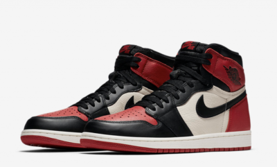 靴 Nike Air Jordan 1 Retro High OG Bred Toe Jordan 1 Retro High Bred Toe Men's - 555088-610 - US