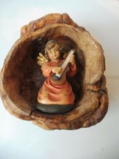 Bella Scultura In Legno, Angelo In Radica, Ben Intagliato, Tirolo!