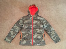 Boys Youth XLarge XXL 18/20 Jacket Coat-Gray Orange
