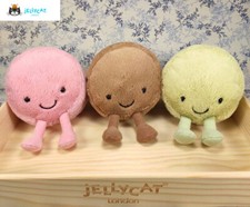 Jellycat Amuseables  Pink/Green/Brown Macaron brand New With Tags With Dust Bag