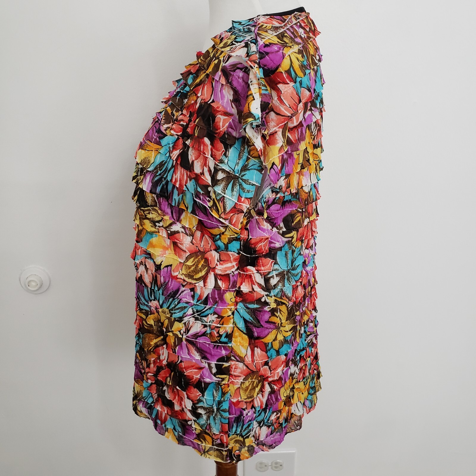 Notations S Sleeveless Pullover Ruffled Tiered La… - image 4