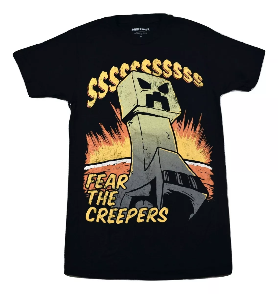 Minecraft Creeper Men's Graphic T-Shirt 