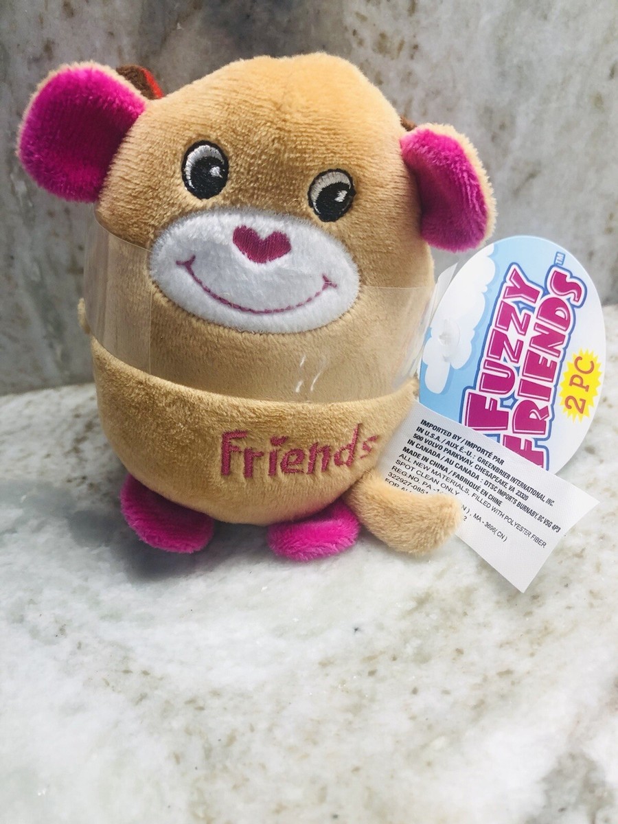 Valentine's Day Forever Plush Stuffed Amimals Monkeys. Ship N 24