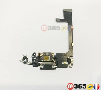 NAPPE CHARGEUR IPHONE 11 pro DOCK CONNECTEUR DE CHARGE + MICRO + avec IC - Photo 1/2
