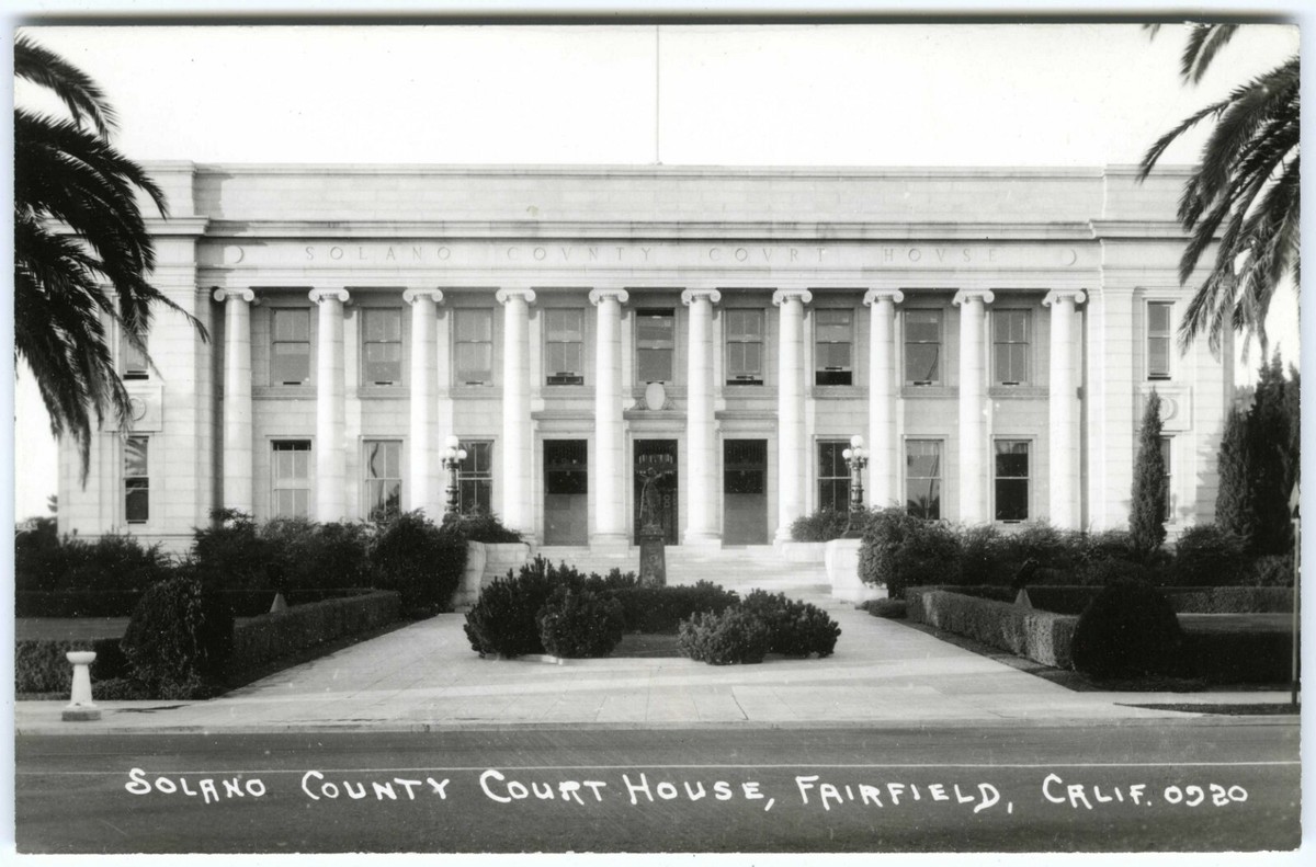 1940s RPPC SOLANO COUNTY COURT HOUSE,FAIRFIELD CA CALIFORNIA~REAL PHOTO  POSTCARD | eBay