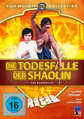 Die Todesfalle der Shaolin (Shaw Brothers Collection) DVD NEU