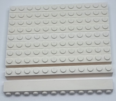 LEGO Nr.611201 Basic Grundbaustein 1x12 weiß 10 / Stück