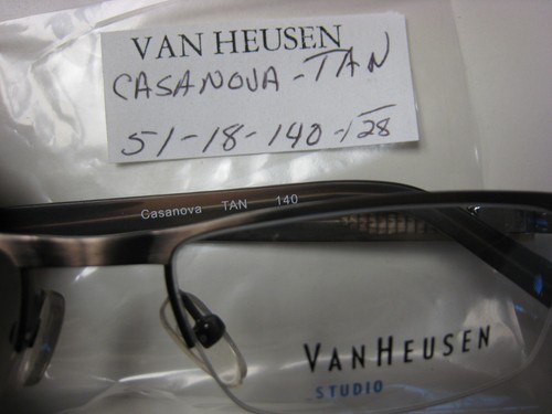 VAN HEUSEN BRILLENGESTELL Style CASANOVA TAN 51-18-140 mit generischem Etui - Bild 4 von 4