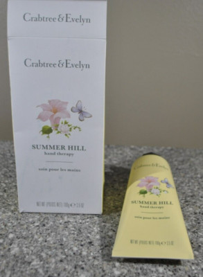 Crabtree & Evelyn SUMMER HILL Hand Therapy 3.5 oz Cream NEW w/BOX