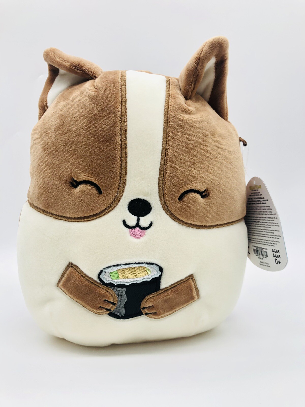2021 Squishmallow 8” Corgi Ragina With 