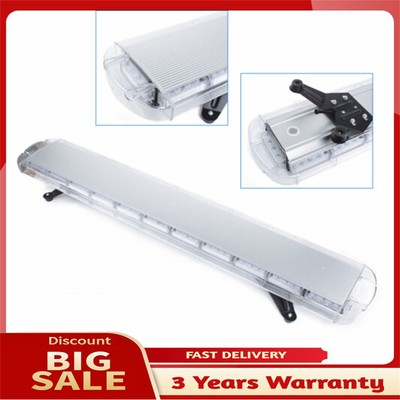 51'' 96 LED Amber Strobe Light Bar Emergency Beacon Warn Tow Truck Response