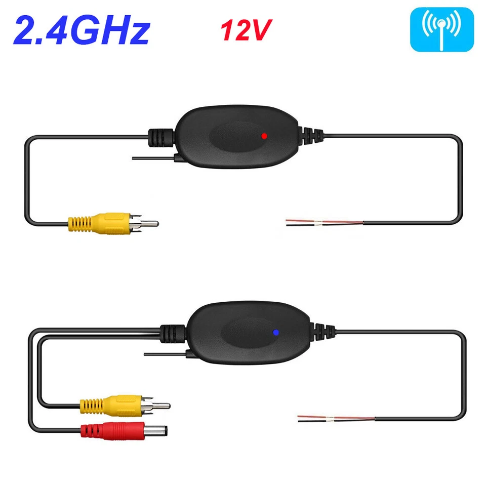 2.4G Wireless Car Video Transmitter and Receiver For Backup Camera 12v VAN MINI - Image 2 of 4