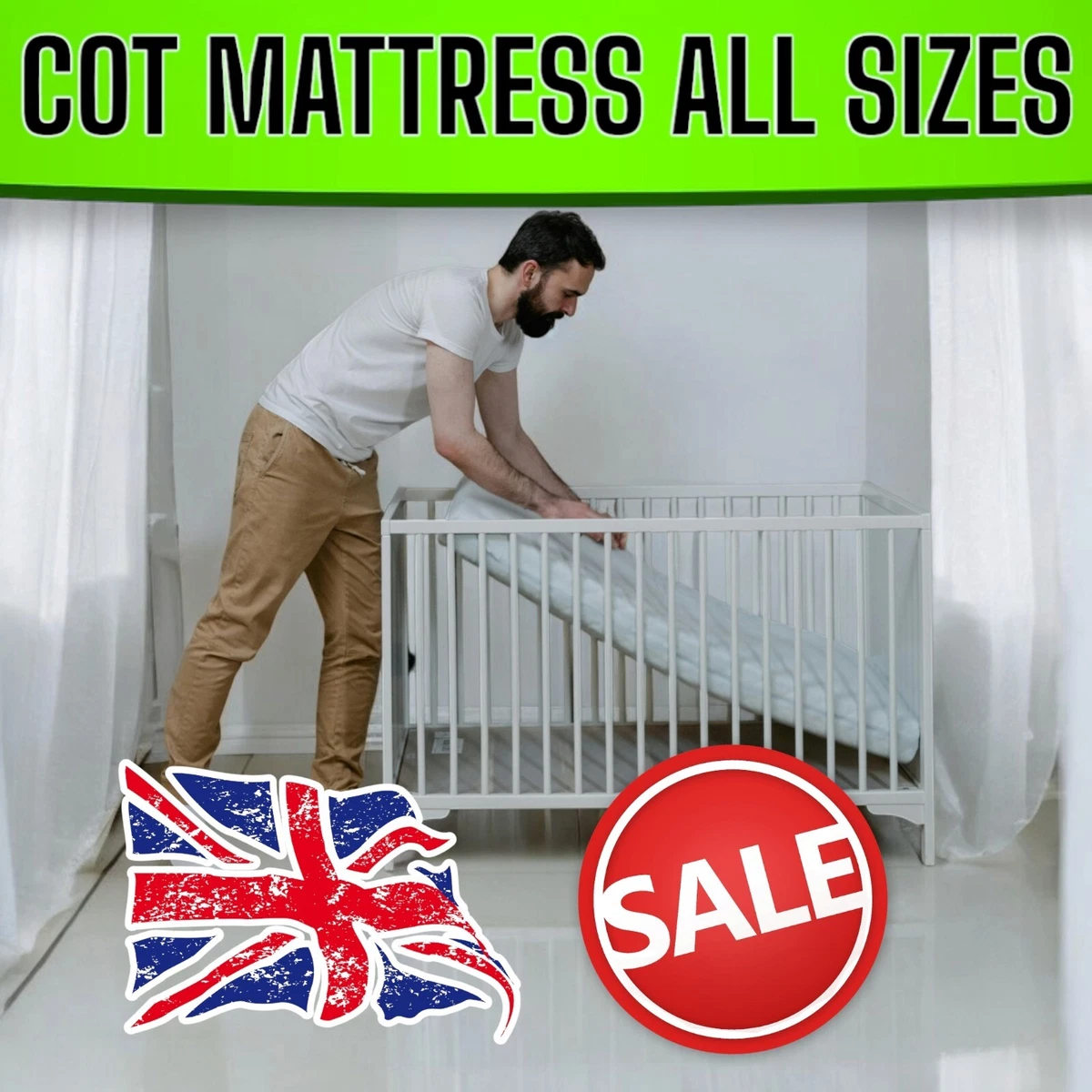 Babybett Mit Matratze | 120x60cm