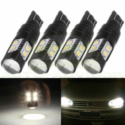 For 4x Super White T10 T15 194 168 2825 Projector Lens LED Car Backup ...