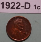 1922-D LINCOLN WHEAT PENNY Small ONE CENT COPPER COIN AU DETAILS POLISHED CLEAN