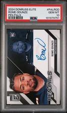 2024 ROME ODUNZE Panini Donruss Elite Pen Pals AUTO Blue Ink PSA 10💎Pop 2, 19⬇️