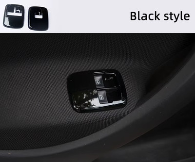 Schwarz Glanz Fensterheber Rahmen Abdeckung Passend für Smart Fortwo 453 ab 2015