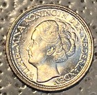 Dutch Silver Coin - 10 Cents - 1944 shows all details UNC — photo 6