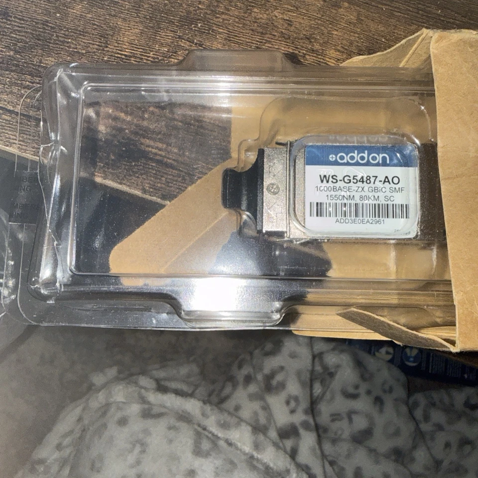 WS-G5487-AOeadoonaddonnetworks.com1000BASE-ZX GBIC SMF1550NM, 80KM, - Image 2 of 4