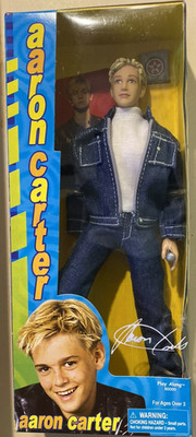 Vintage 2001 Aaron Carter Awesome Aaron''12 Action Figure Doll-Play Along Toy NIB