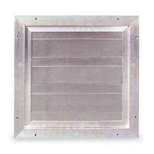 Dayton 5Nkn5 Damper, Backdraft, Wall Mount, 22-3/4 In Sq