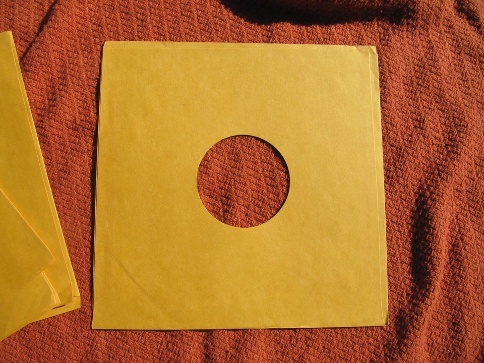 10x Gold Kraft Paper 10" RECORD SLEEVES 78 RPM Jazz Blues Opera Classical inch. Foto 2 de 4