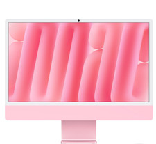 Image of iMac Apple M4 24 16GB RAM 256GB 10C CPU 10C GPU Pink - Excellent Condtion - Q5