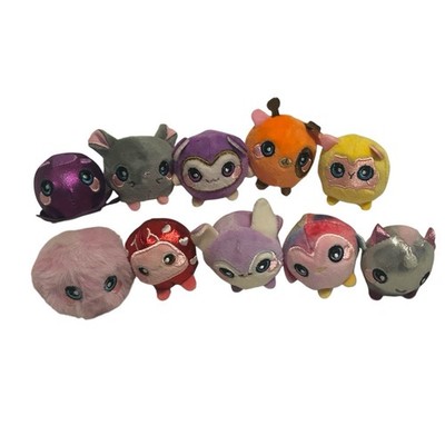 Squeezamals Micro Mini Plush Lot of 10 Animals