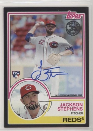 2018 Topps 1983 Design Black /99 Jackson Stephens #83A-JST Rookie Auto RC