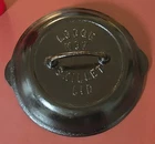 Vtg Lodge No. 7 Skillet Lid Cast Iron Raised Lettering