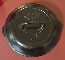 Vtg Lodge No. 7 Skillet Lid Cast Iron Raised Lettering 