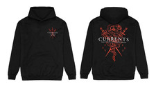 Currents Swords Men  s Hoodie Black Heavy Music Band Merch Graphic Pullover S-5XL