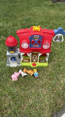 Fisher-Price Little People Caring for Animals Farm-5 Animals, Person, Tractor