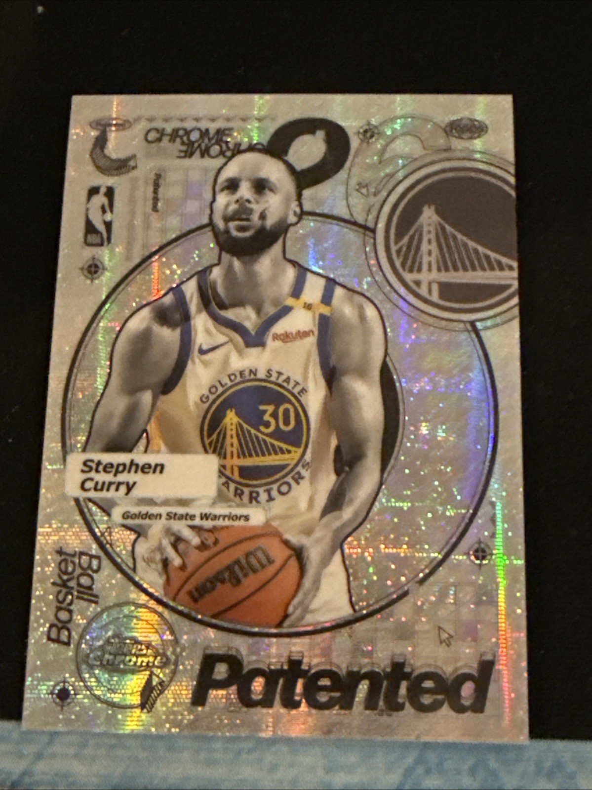 2025-26 Topps Chrome Stephen Curry Patented Case Hit SSP