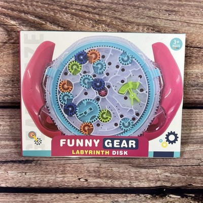 Creative 3D Puzzle Funny Gear Labyrinth Disk Gear Balance Ball Maze Wheel Dish