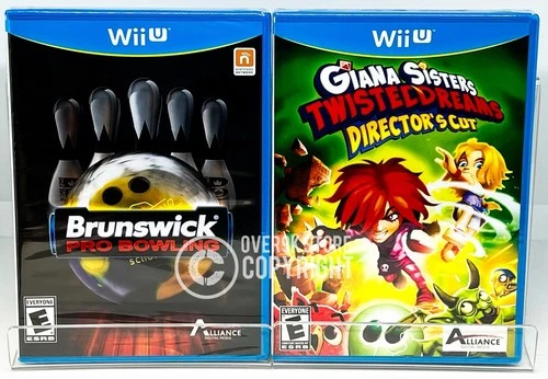 Brunswick Pro Bowling + Giana Sisters Twisted Dreams - Nintendo Wii U - New