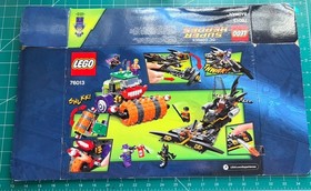 * EMPTY BOX * ONLY Lego DC Universe Super Heroes 76013 Batman The Joker Steam Ro
