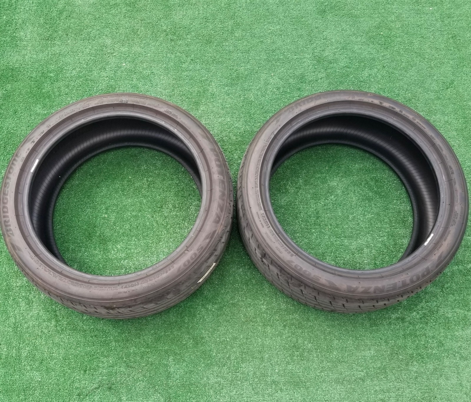 255/40R20 Bridgestone Potenza S007 Tire 255/40ZR-20 255/40ZR20 Aston Martin 95%