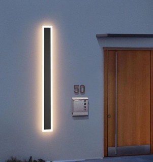 Lámpara de Pared LED Moderna KLIGHTEN Nueva 80cm Negra