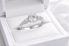 3.05 Ct Round Cut Natural Diamond Wedding Rin...