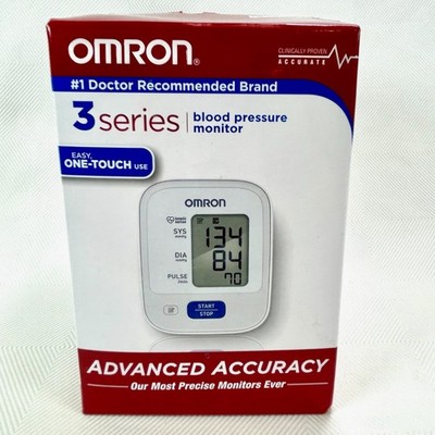 Omron 3 Series Easy One-Touch Upper Arm Blood Pressure Monitor & Cuff BP710N NIB