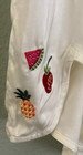 NWT Anthropologie ~ Silky Feel Ruffle Sleep Shorts ~ XL ~ Embroidered Fruit ~ — photo 5